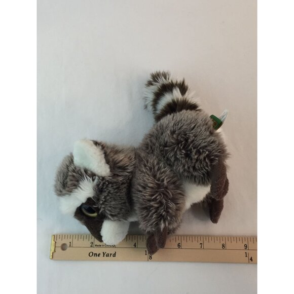 Wild Republic Raccoon Plush 7" Brown Stuffed Animal Toy - Picture 8 of 8